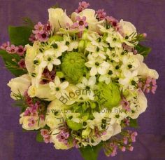 CODE 71987 - Wedding Bouquet of Ornithogalum and Roses